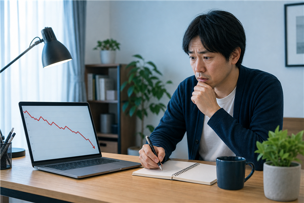 検索順位の下落を確認して原因を記録するブロガー